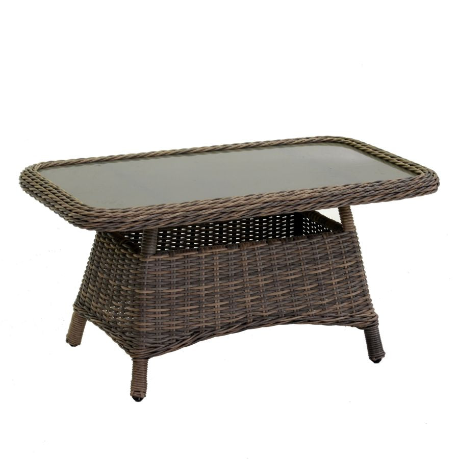 SALOTTO DA GIARDINO IN POLYRATTAN BALTIMORA GRIGIO CON CUSCINI