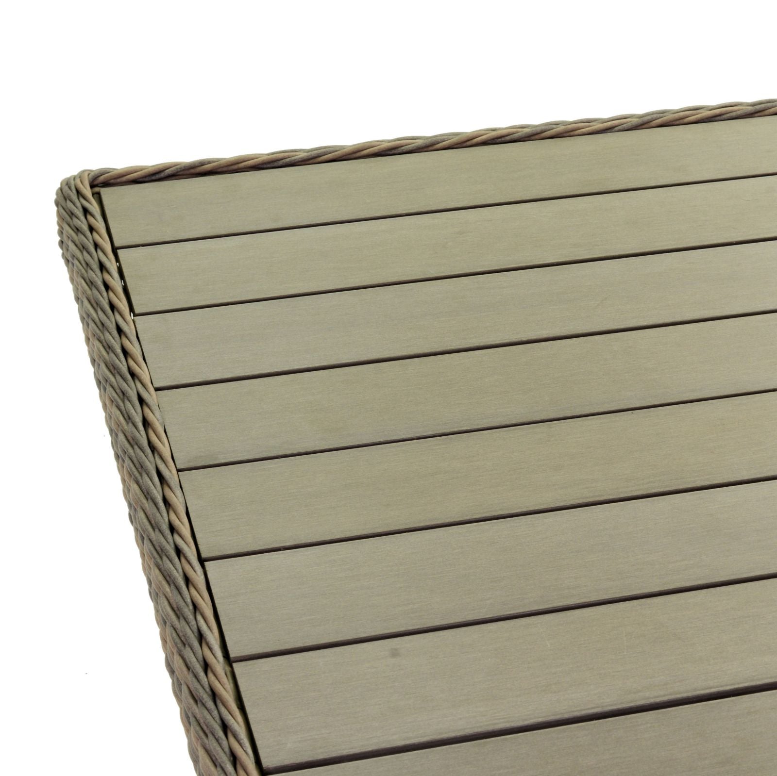 TAVOLO POLYRATTAN BALTIMORA GRIGIO RETTANGOLARE 199X100H73,5CM