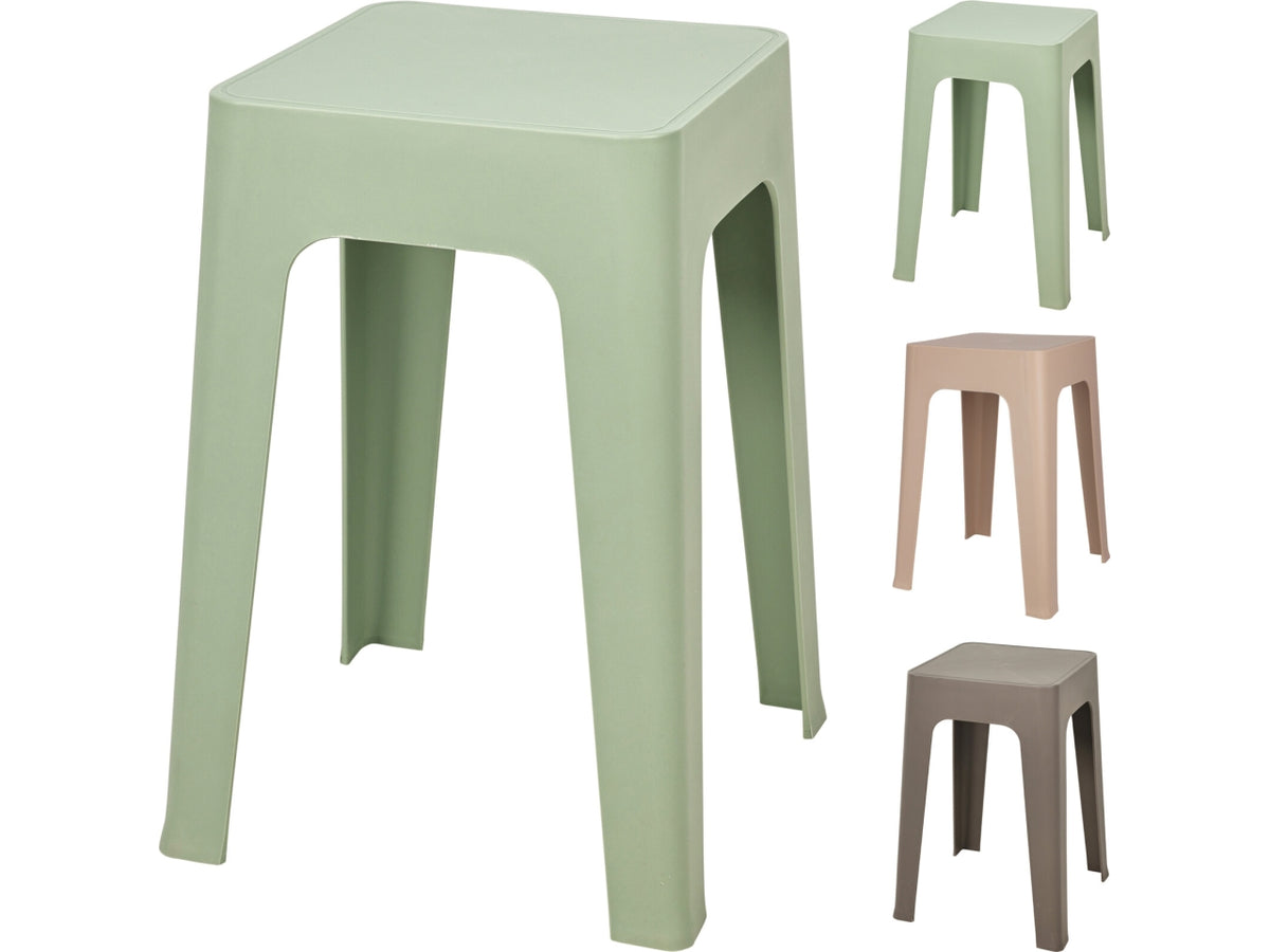 Sgabello in Polipropilene 33x33x47cm Colore Assortito