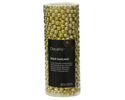 Ghirlanda di perline lucide D 0,8 cm lunghezza 1000 cm oro chiaro Peraga Christmas