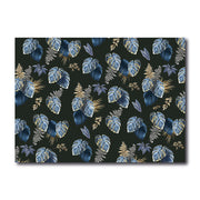 TOVAGLIETTA AMERICANA FOGLIE BLU 45X30CM