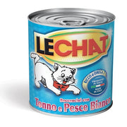 LECHAT SCATOLETTA CIBO UMIDO GATTO CLASSICO TONNO E PESCE BIANCO 720GR
