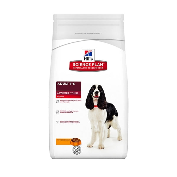 HILL'S SACCO CROCCHETTE CANE ADULTO MEDIO SCIENZE PLAN CON POLLO 12 KG
