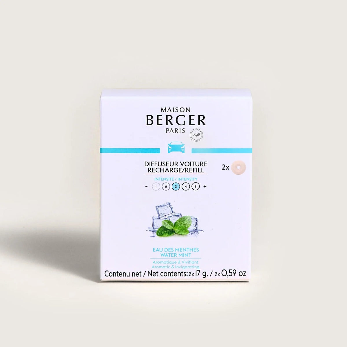 RICARICHE PER DIFFUSORE AUTO 2PZ EAU DES MENTHES