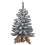 PINETTO INNEVATO 60CM CON BASE IN JUTA