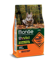 MONGE CIBO SECCO CANE CROCCANTINI GRAIN FREE CON ANATRA E PATATE 12 KG