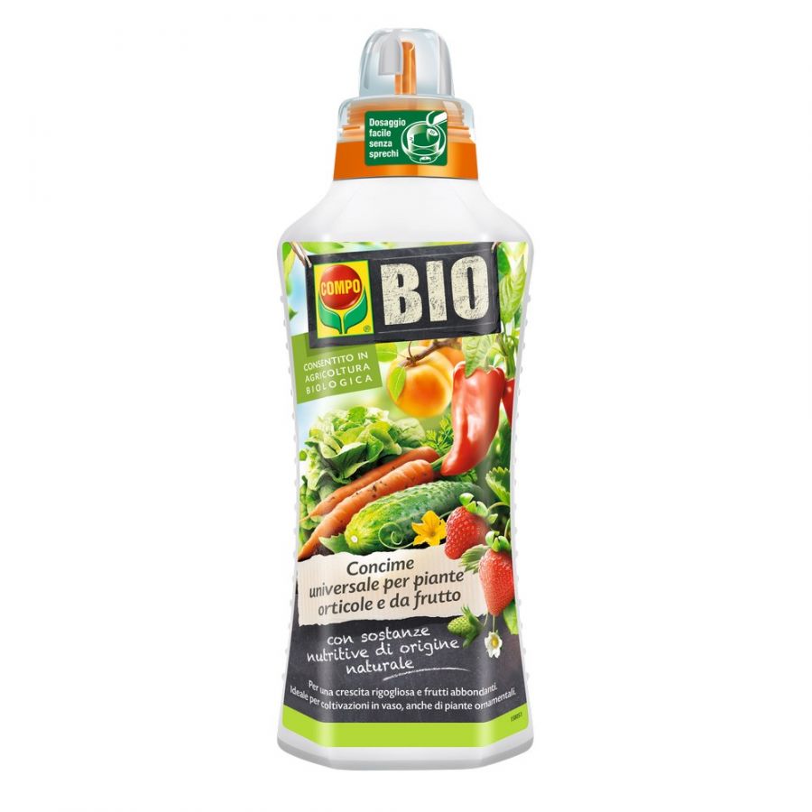 CONCIME LIQUIDO BIO PER PIANTE DA FRUTTO E ORTICOLE 1LT