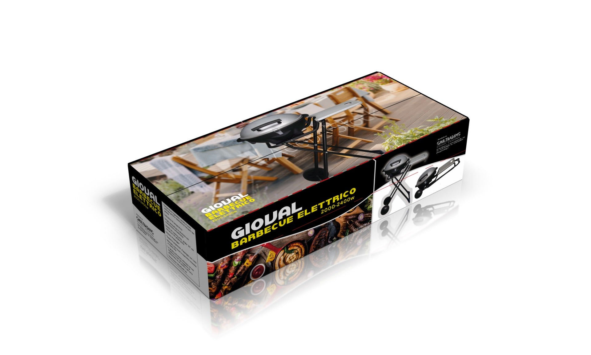 BARBECUE ELETTRICO GIOVAL 2000-2400W