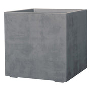 FIORIERA CUBO MILLENIUM GRIGIO CHIARO 49CM