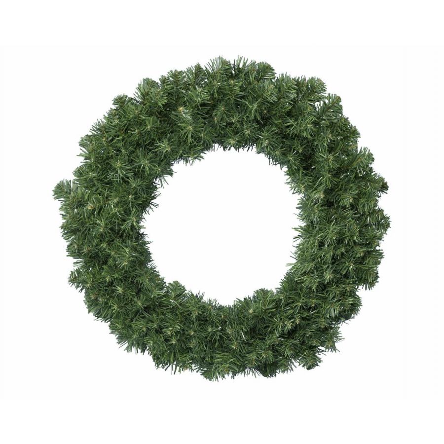 CORONA DECORATIVA VERDE IMPERIALE WREATH GREEN 35 CM