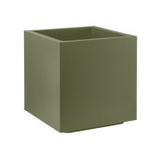 VASO FIORIERA CUBO MATHERIA 40CM TERRA LAGUNA