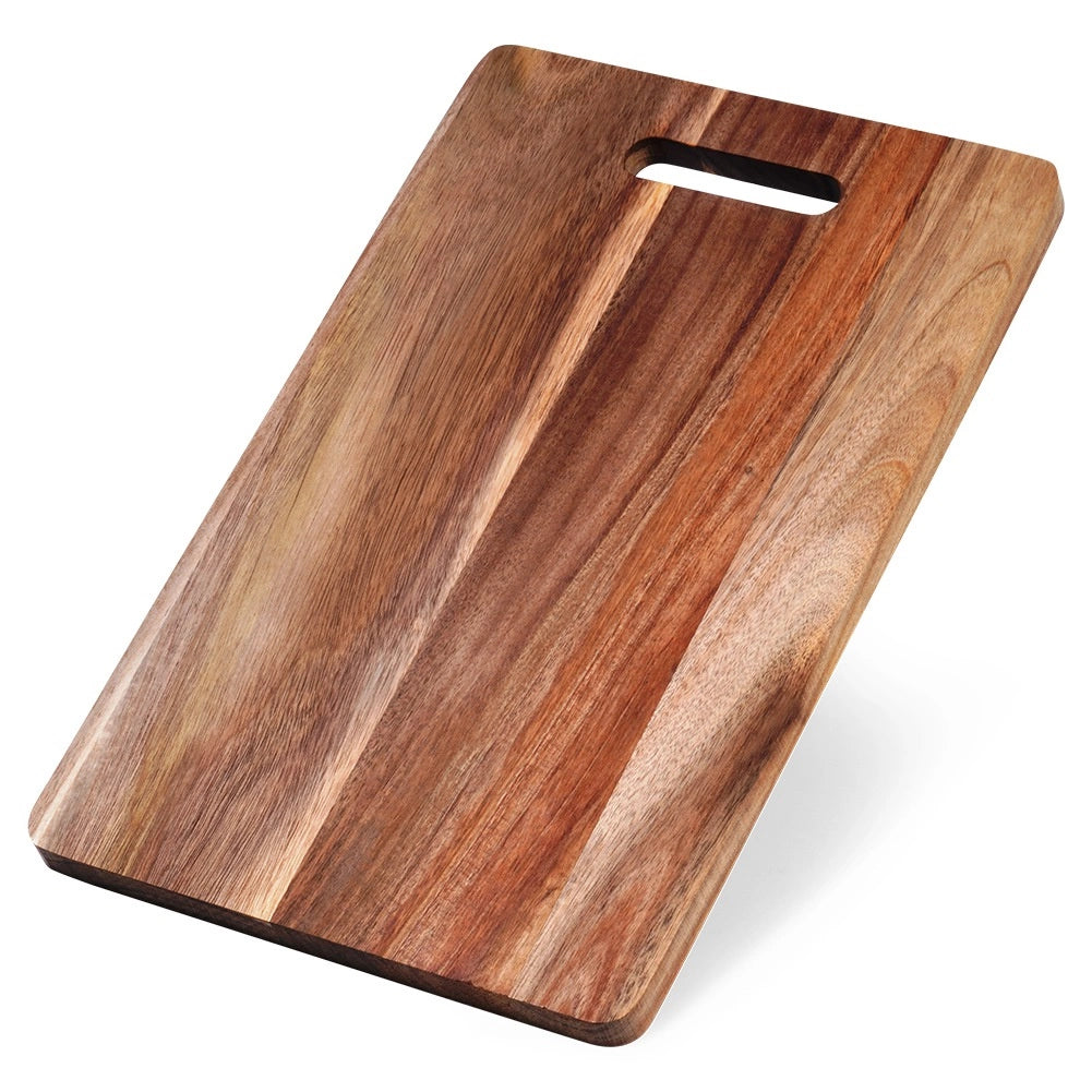 Tagliere Rettangolare in Legno di Acacia con Manico 40x25 cm