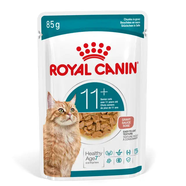 ROYAL CANIN AGEING 11+ GRAVY IN SALSA PER GATTI ANZIANI 12x85GR