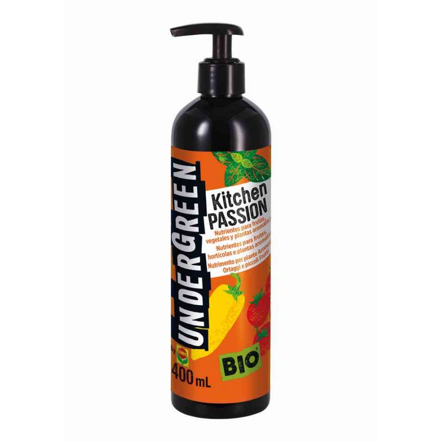 CONCIME LIQUIDO PER ORTAGGI PICCOLI FRUTTI E AROMATICHE KITCHEN PASSION 400 ML
