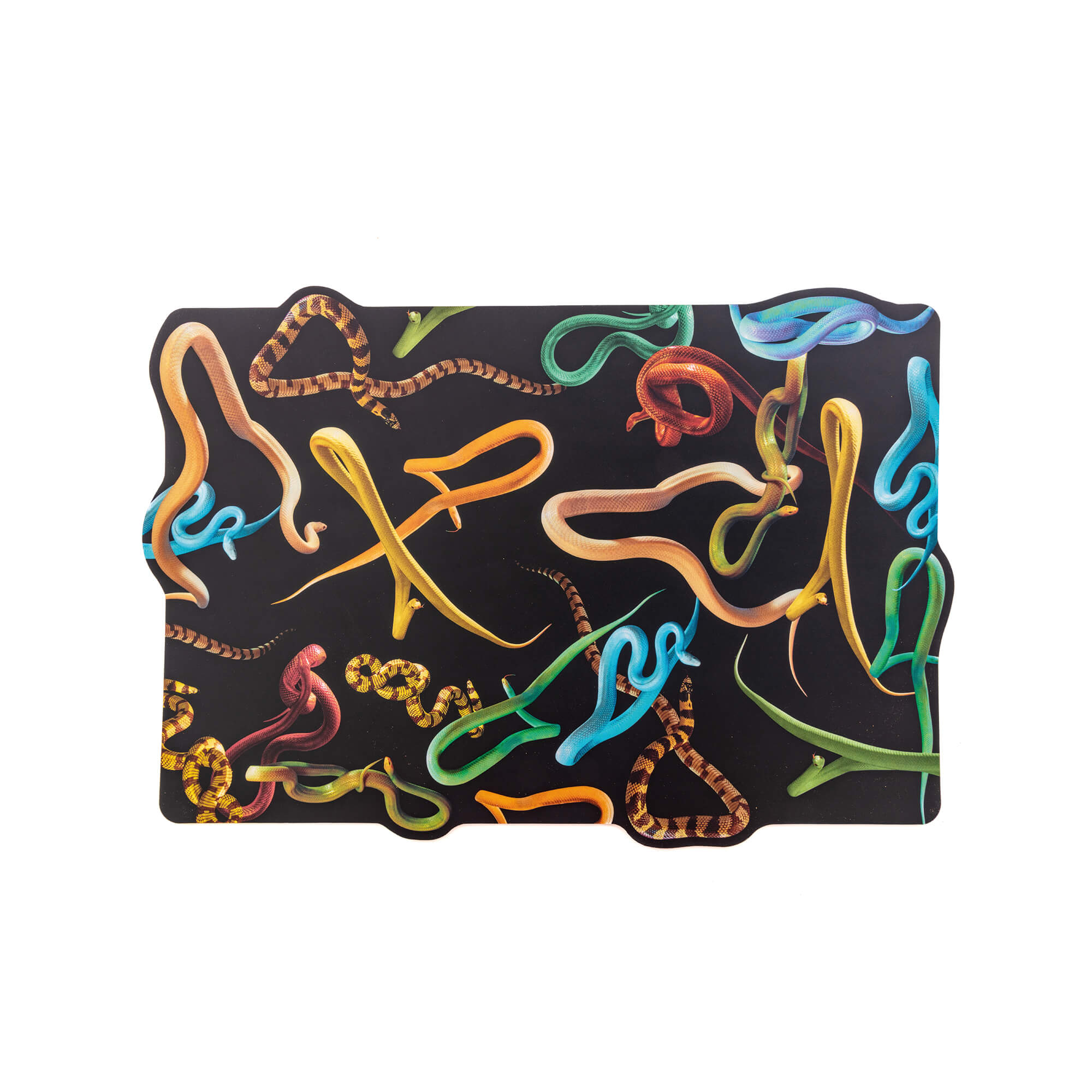 Tovaglietta 45 x 35,8 cm Multicolore su sfondo nero Toiletpaper Home