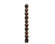 Set 10 palline di natale infrangibili D 6 cm marrone espresso Peraga Christmas