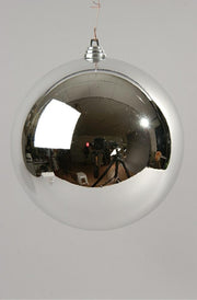 1 PALLINA DI NATALE 14 CM ARGENTO
