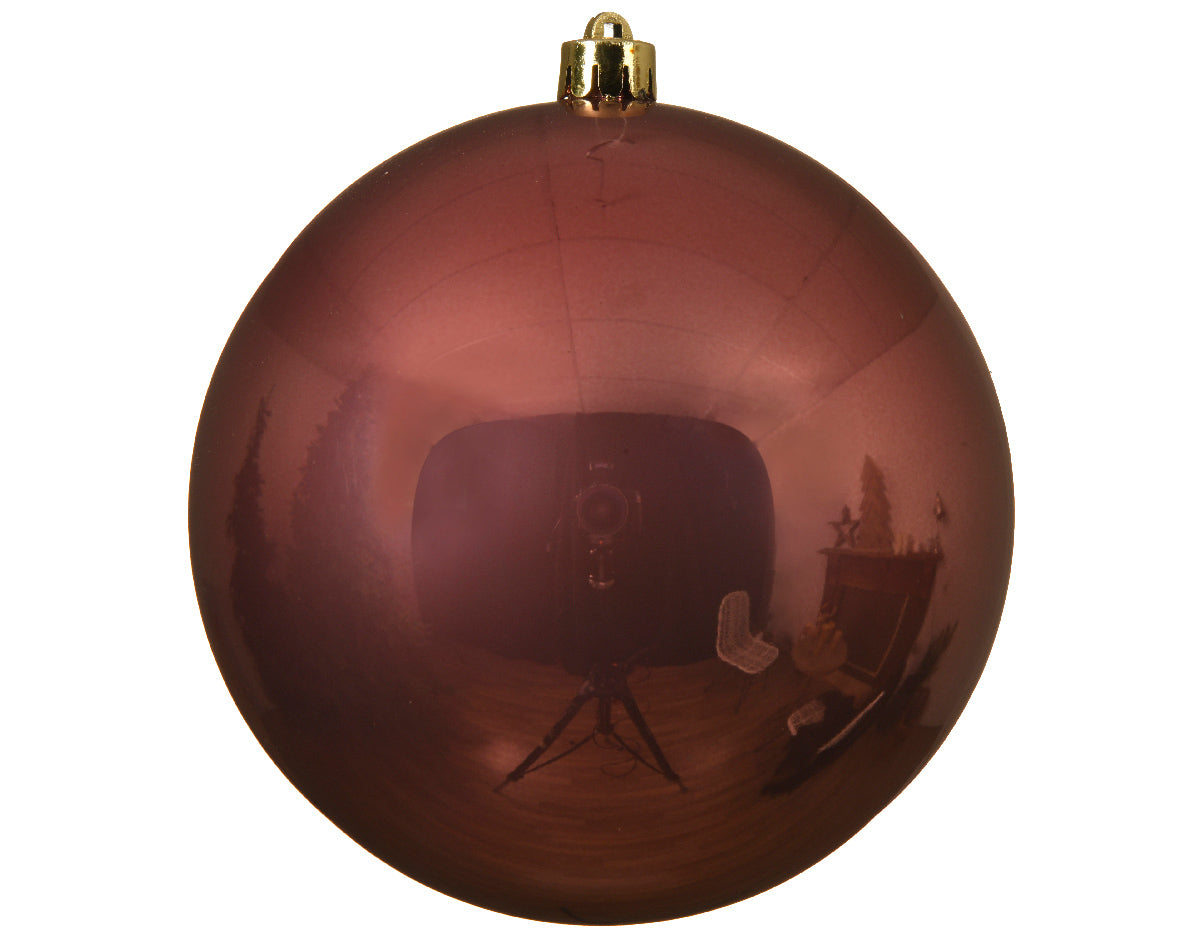 OFFERTA 3 PALLINE DI NATALE 14 CM ROSA VELLUTO