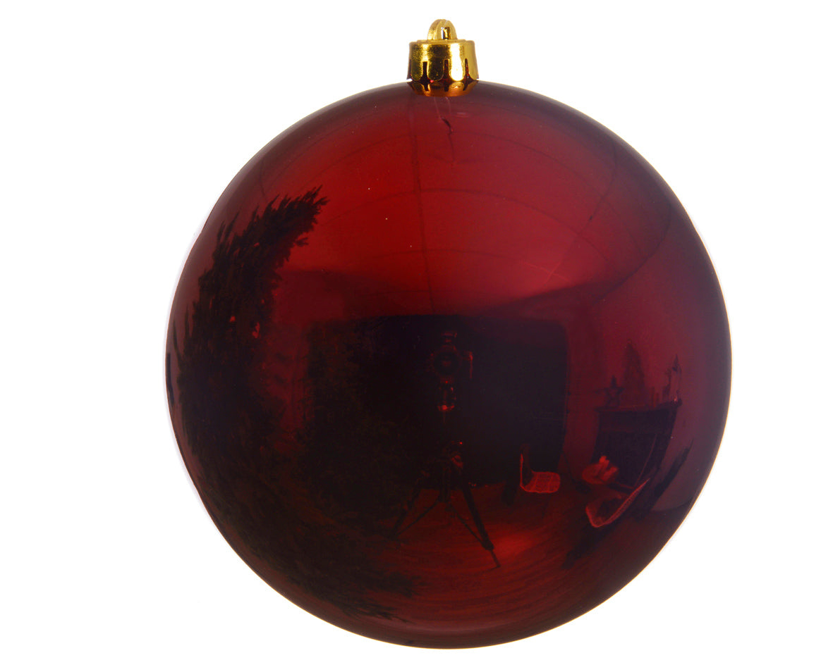 1 PALLINA 20CM BORDEAUX LUCIDA