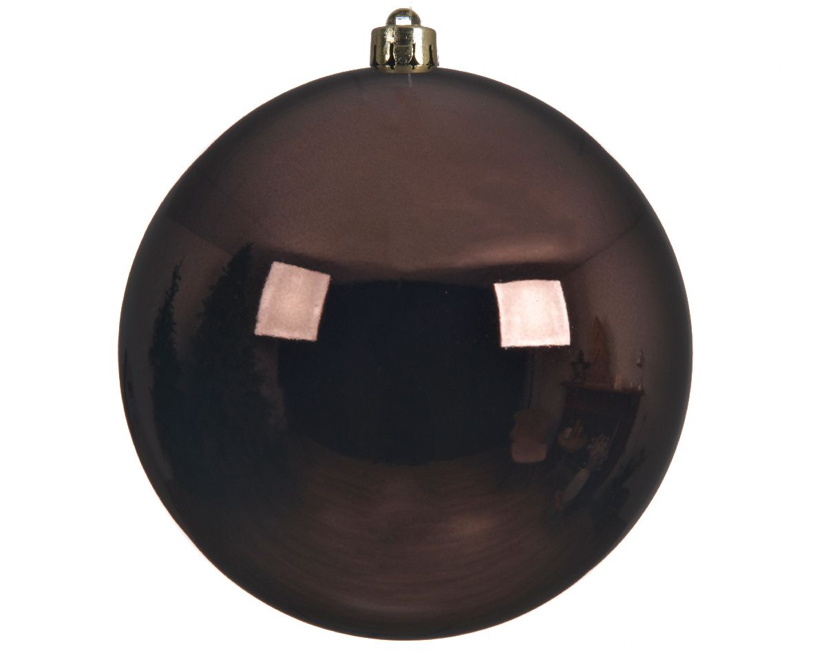 PALLINA 20CM MARRONE SCURO LUCIDO