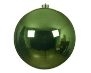 1 PALLINA DI NATALE D.14CM VERDE VISCHIO