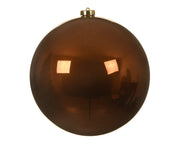 1 PALLINA DI NATALE D.20CM CANNELLA