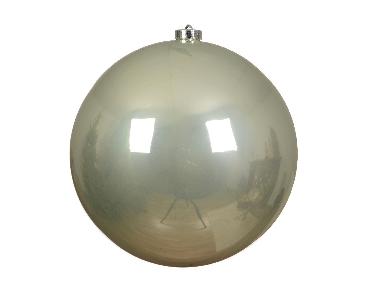 Pallina di natale 20cm Perla Lucida