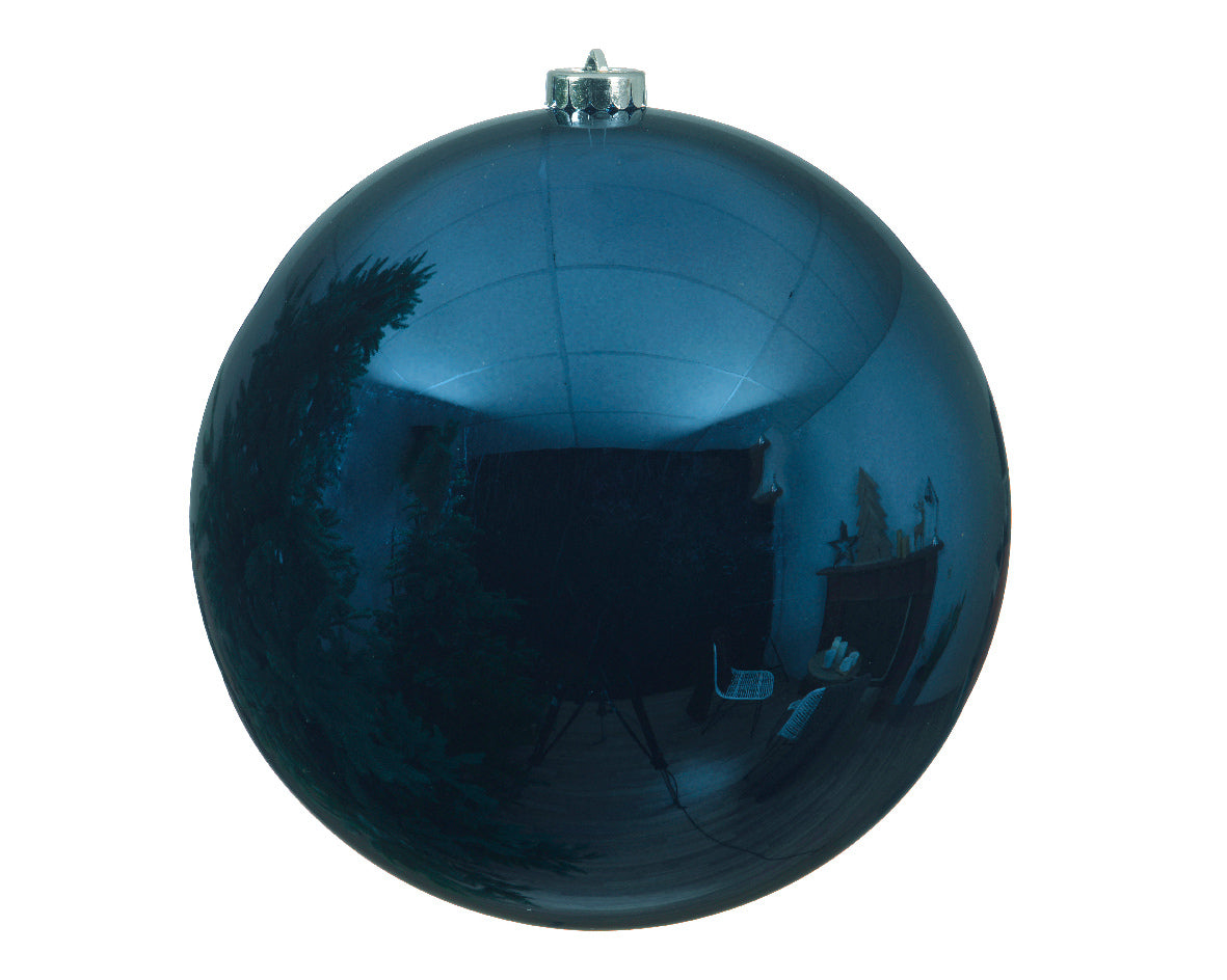 1 PALLINA DI NATALE BLU NOTTE 20CM