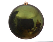 1 PALLINA DI NATALE VERDE PINO 20CM