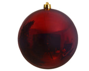 Pallina di natale Lucida Rosso Scuro 25cm
