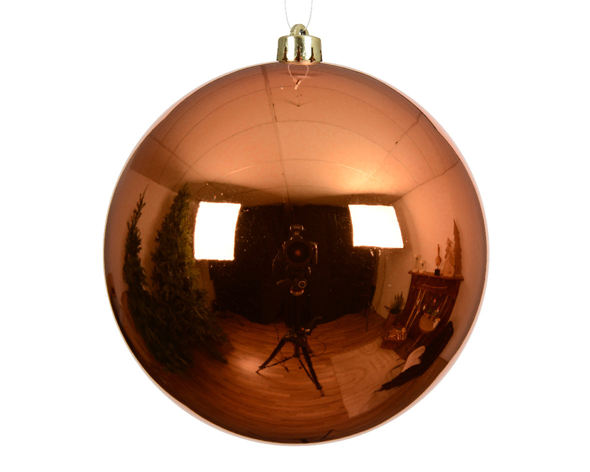 pallina di natale Lucida Arancione 20cm