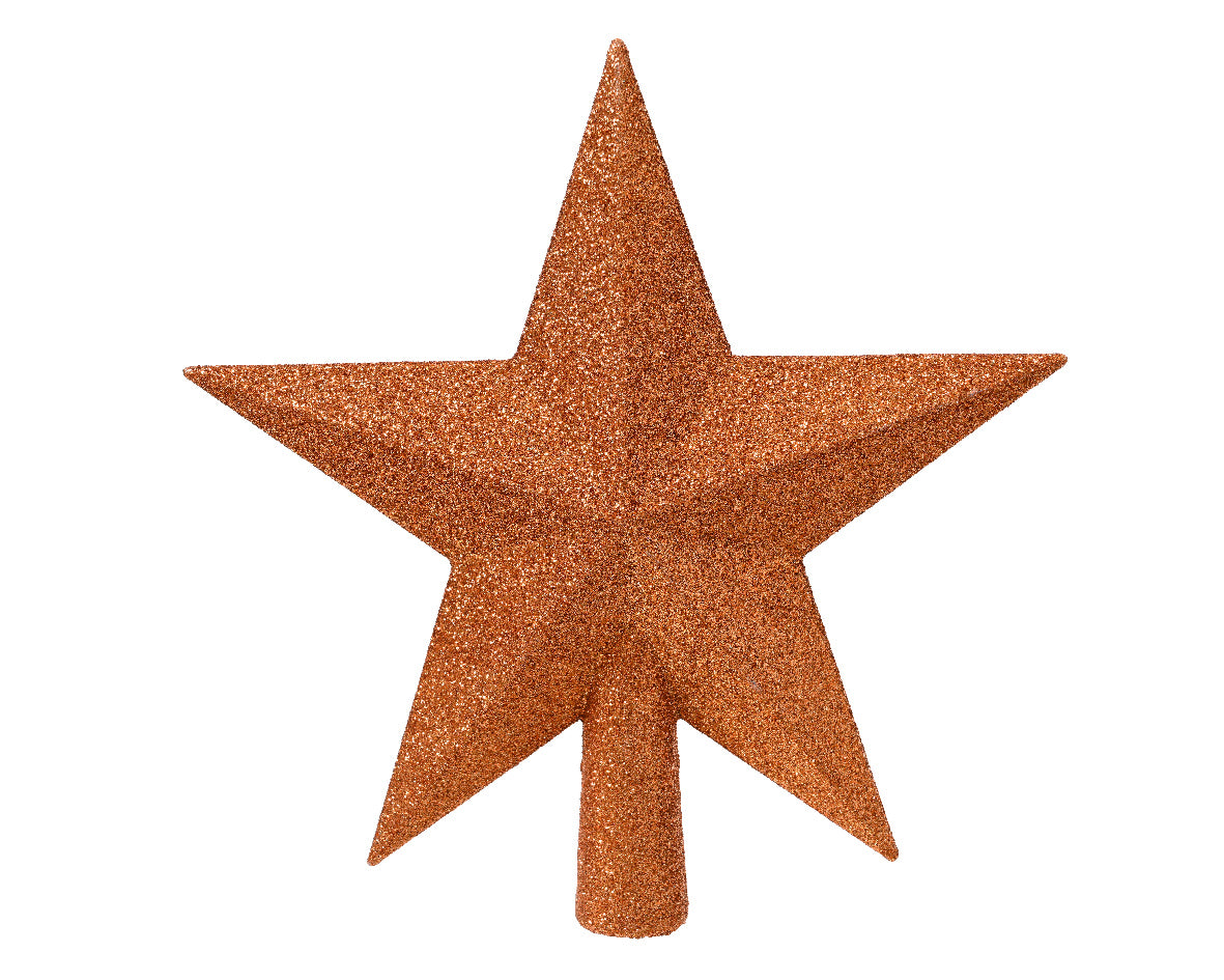 Puntale Glitter Arancione H19cm