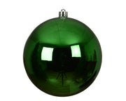 pallina di natale infrangibile lucida D 14 cm verde brillante Peraga Christmas