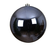 pallina di natale infrangibile lucida D 20 cm azzurro polvere Peraga Christmas