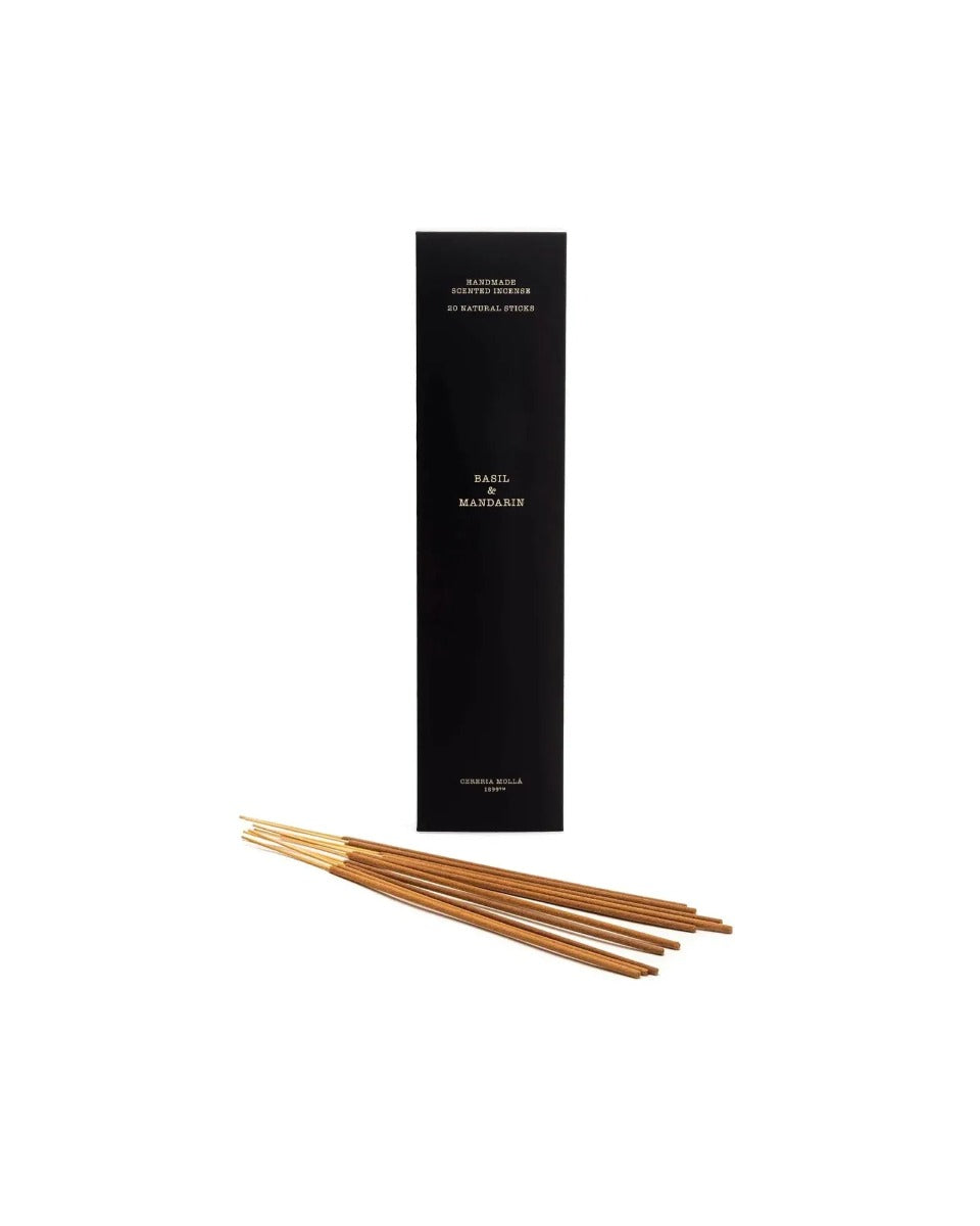 Cereria Molla Incenso Basilico e Mandarino Confezione 20 Stick