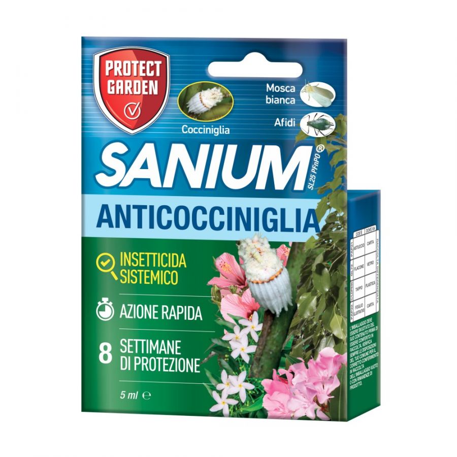 INSETTICIDA SISTEMICO SANIUM ANTICOCCINIGLIA 5 ML