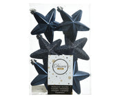 decorazione natalizia appendibile Stelle Miste Blu Notte H7.5cm