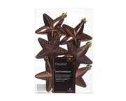 decorazione natalizie appendibili Stelle Miste marrone Espresso H7.5cm