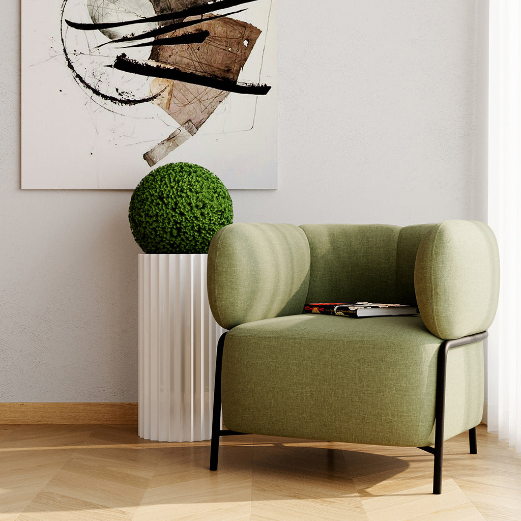 Sfera decorativa artificiale Leyla Bloom D 38 cm verde TENAX - immagine 4