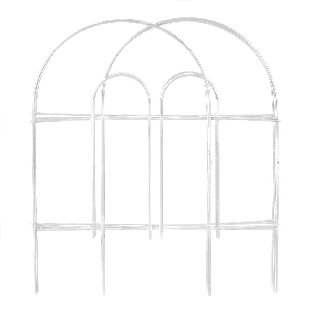Bordura da Giardino ad Arco Tondo Arcodecò 46x250 cm Bianco TENAX - immagine 1