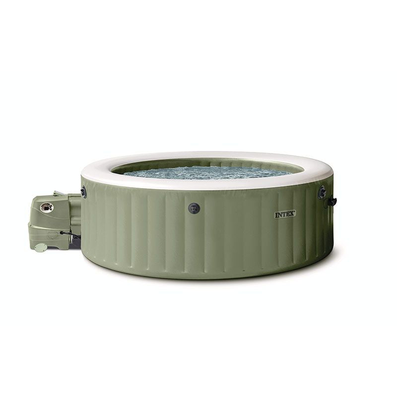 Intex Spa Idromassaggio PureSpa Bubble Massage 8 Posti Verde Oliva