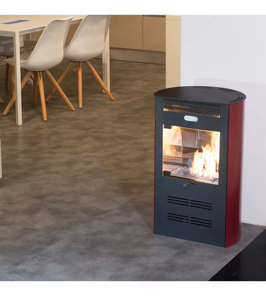 STUFA A BIOETANOLO VENTILATA RUBY ELEGANCE BORDEAUX 3 kW