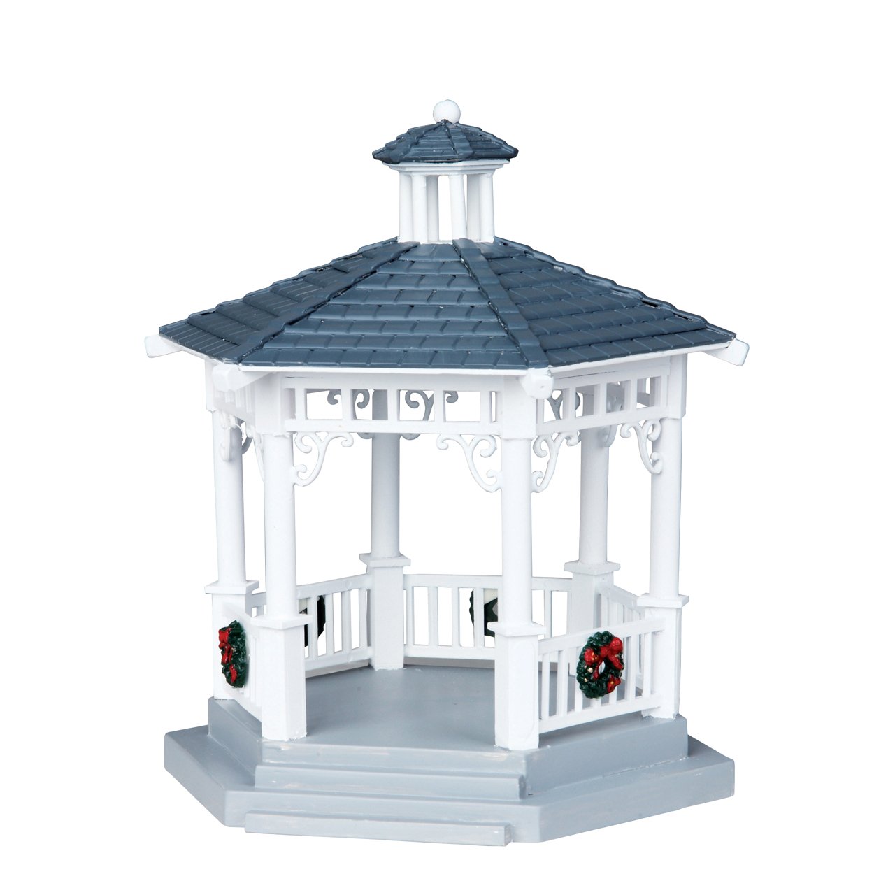 Plastic Gazebo With Decorations, Set Of 6 - LEMAX COD. 04160