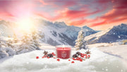 YANKEE CANDLE Candela in vetro Santa on Skis