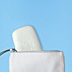 CUSTODIA TASCABILE/PORTATILE PROTEGGI MASCHERINA COLOR BIANCO