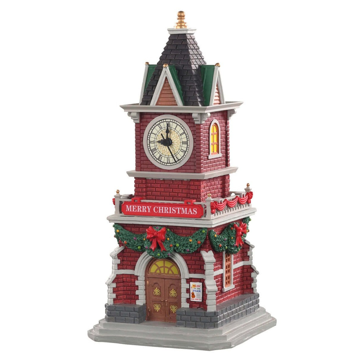 TORRE DELL'OROLOGIO ADDOBBATA- TANNENBAUM CLOCK TOWER