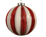 PALLINA DI NATALE IN VETRO, Ø8 CM