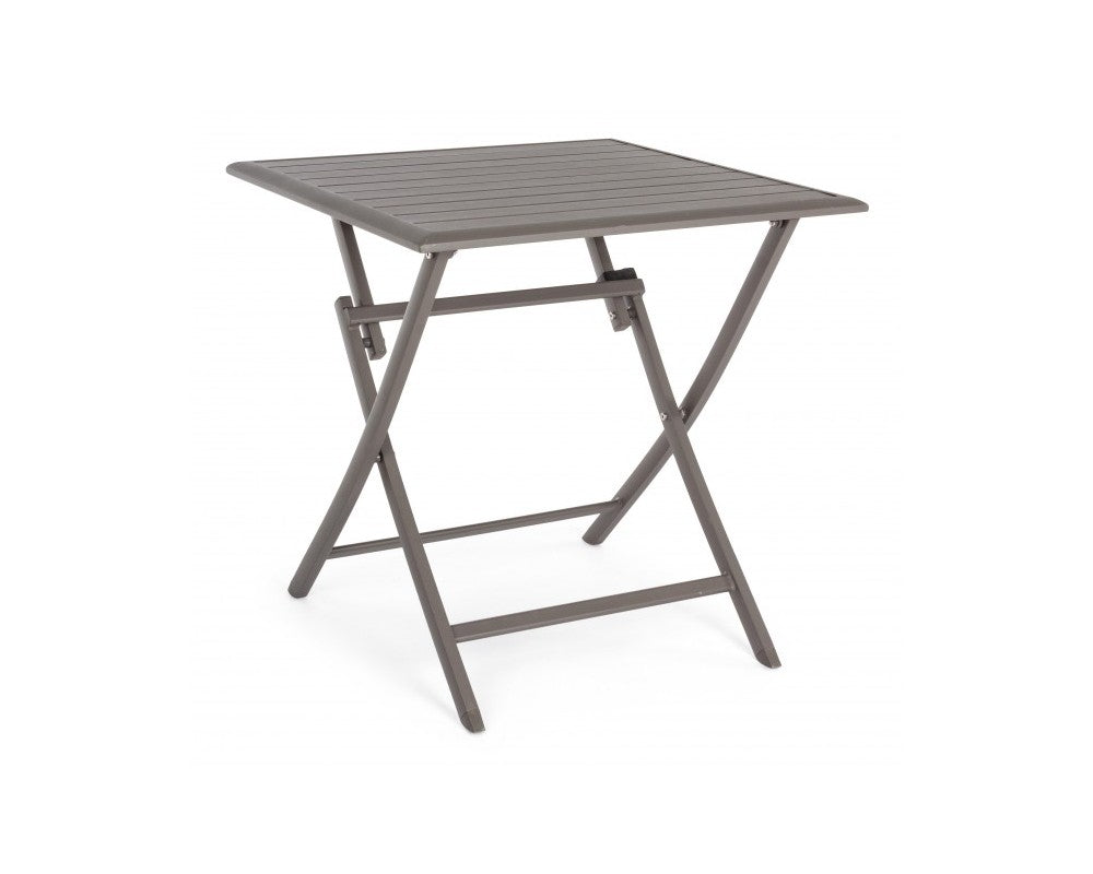 TAVOLO PIGHEVOLE ELIN 70X70CM MARRONE