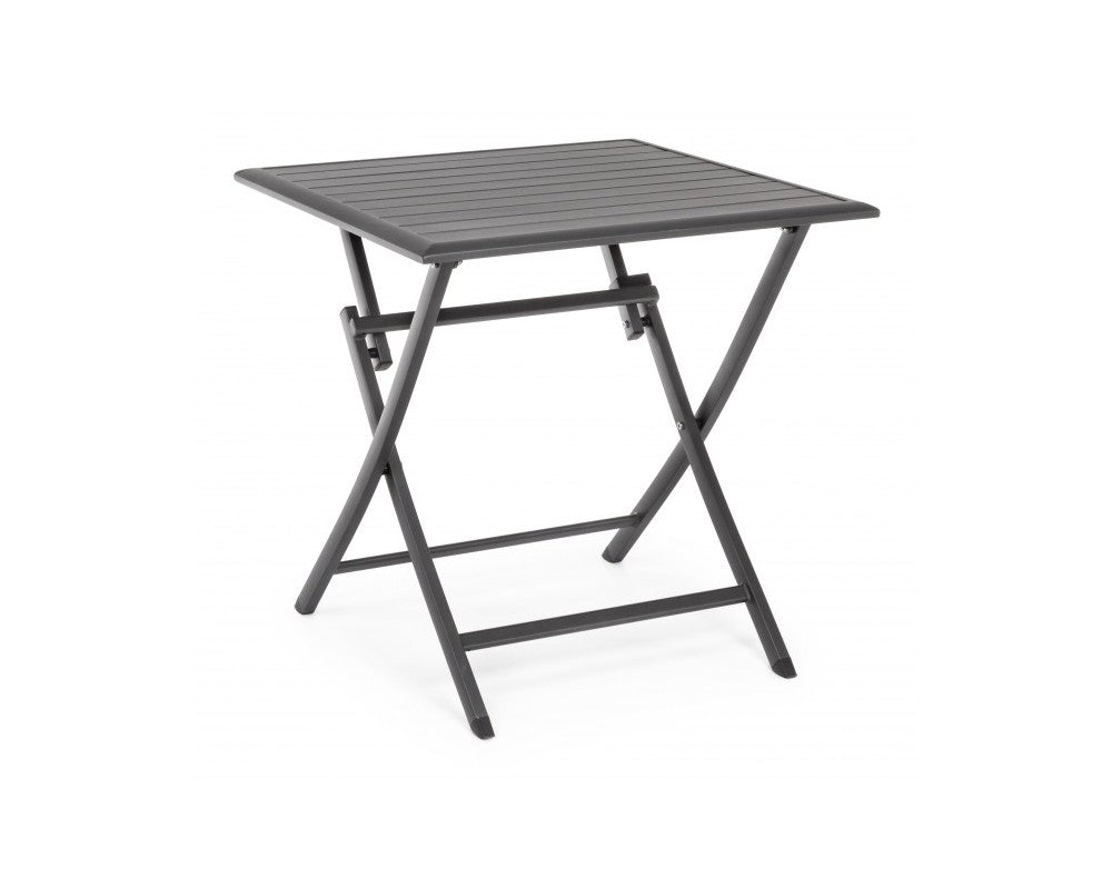 TAVOLO PIGHEVOLE ELIN 70X70CM ANTRACITE