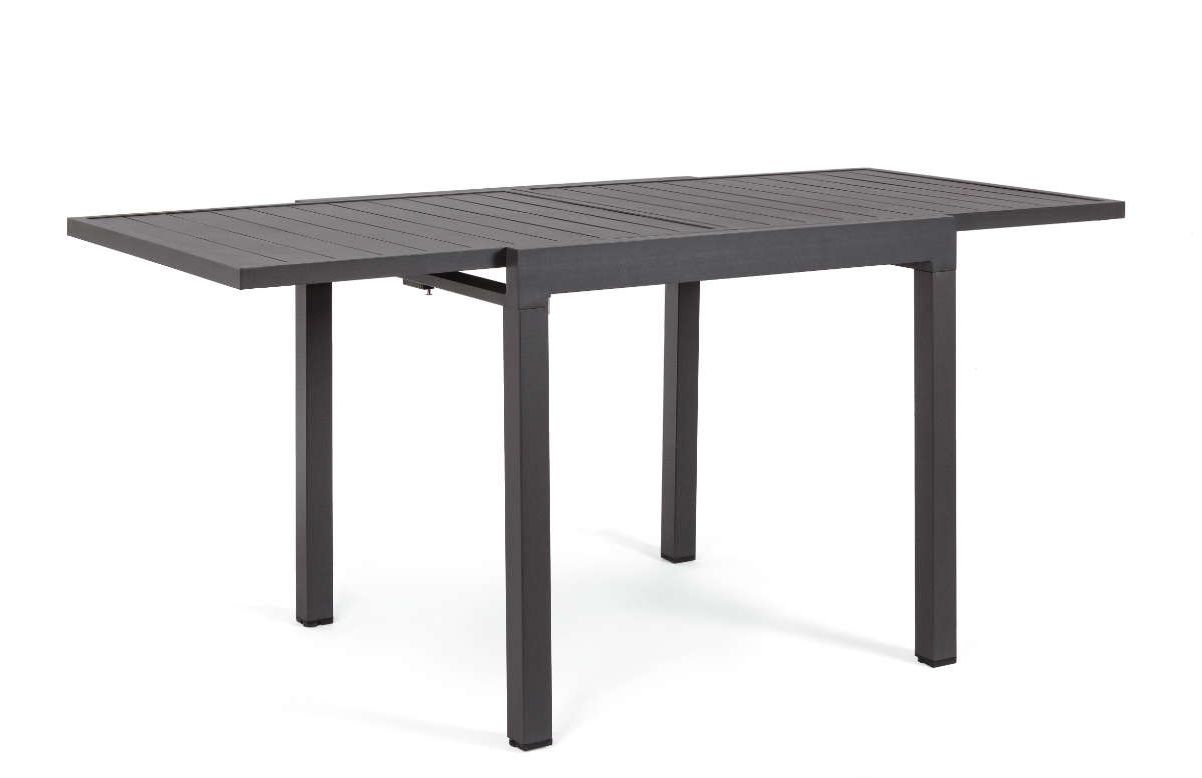 TAVOLO ALLUNGABILE PELAGIUS 83/166X80CM ANTRACITE